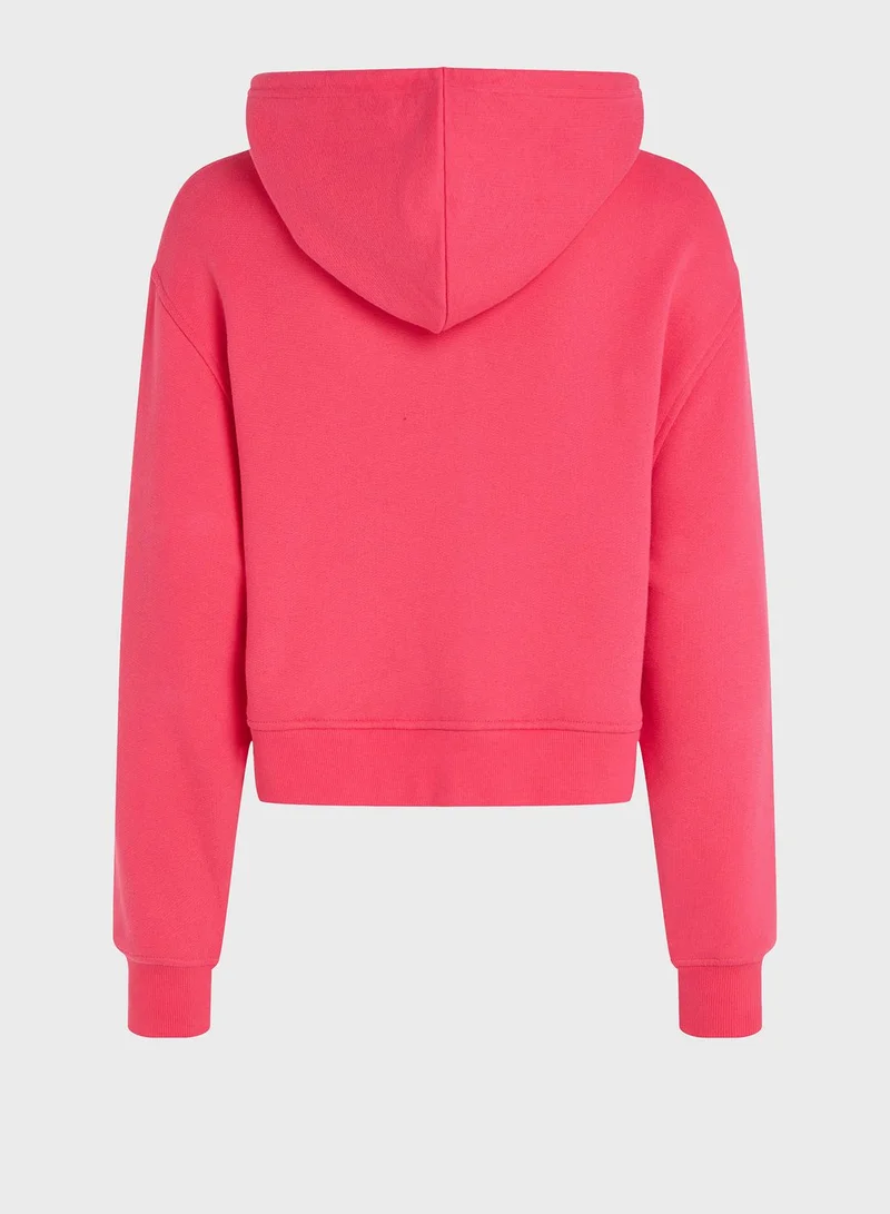 TOMMY HILFIGER Zip Through Knitted Hoodie