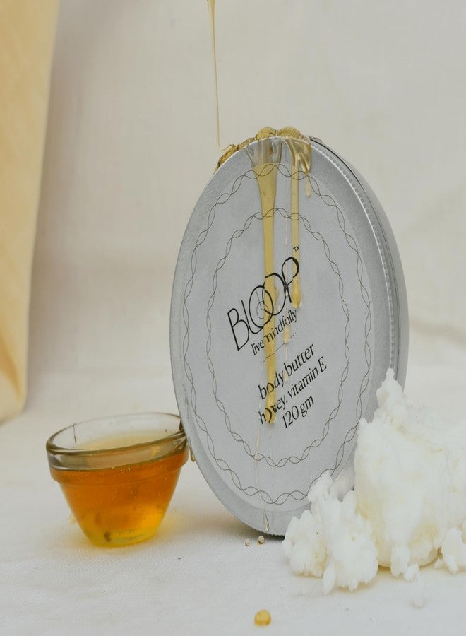 Bloop Honey & Vitamin E Body Butter - Rich Formula for Moisturizing Dry Skin, Body Butter - Skincare, Beauty (Large) - Image 2