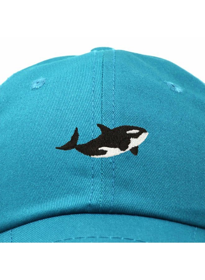 DALIX Killer Whale Hat Orca Marine Life Baseball Cap, Teal, One size - Image 2