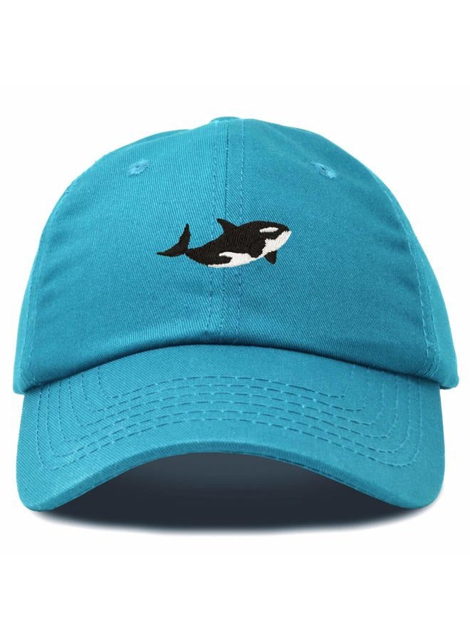 DALIX Killer Whale Hat Orca Marine Life Baseball Cap, Teal, One size - Image 1