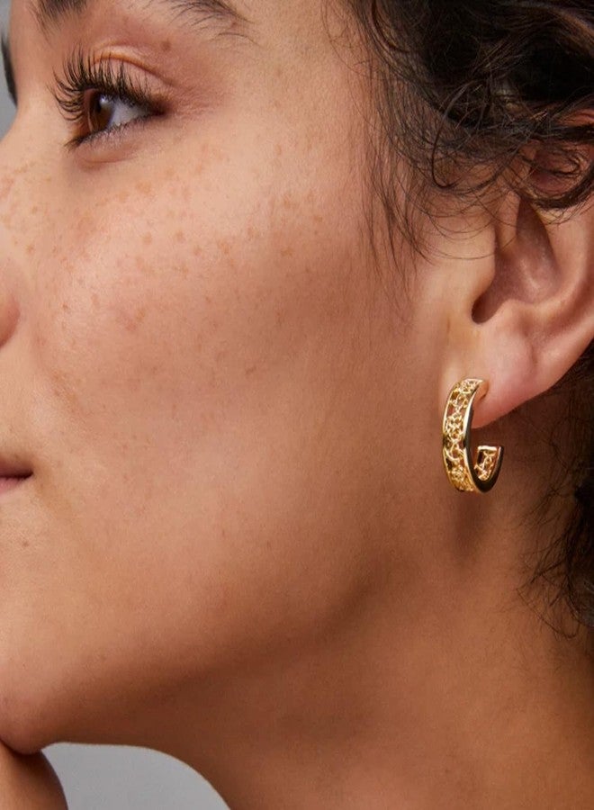 Kendra Scott Kelly Huggie Earring, 14k Gold Plated Brass, Fashion Jewelry for Women - Image 3