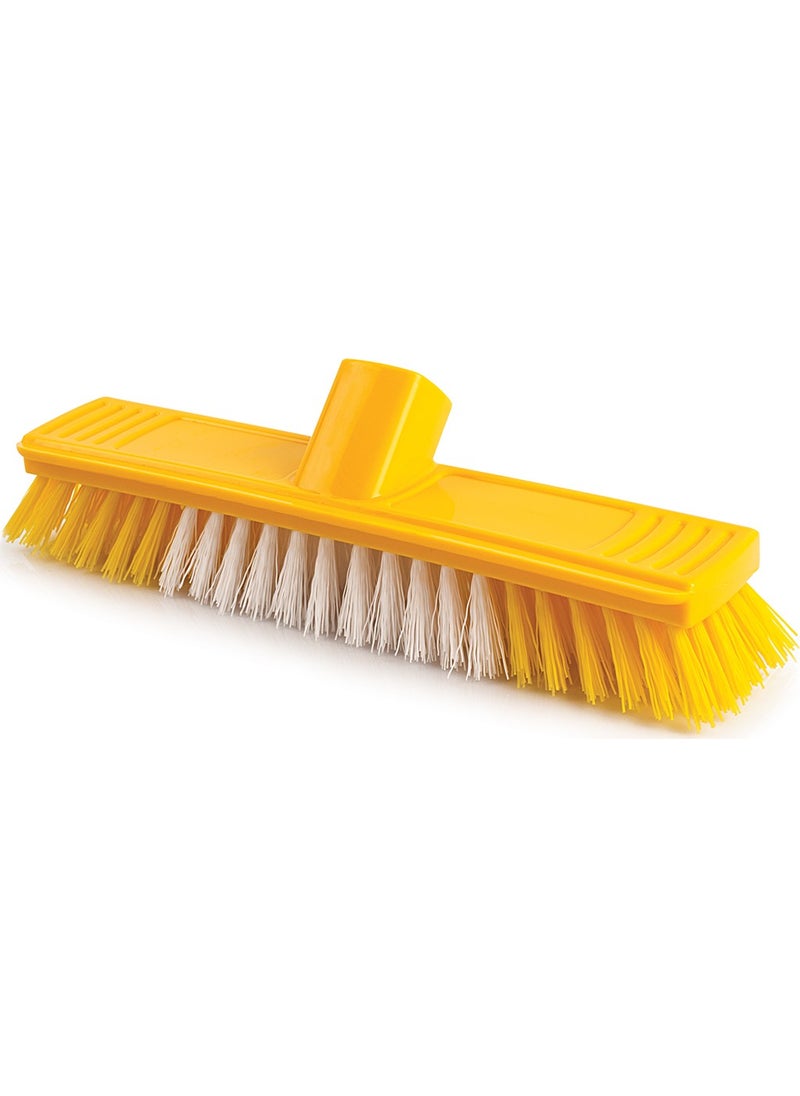 URVE - Hard Bristle Ground Garden Brush Broom - 25 Cm. - Screw Handle Attachable - Image 1