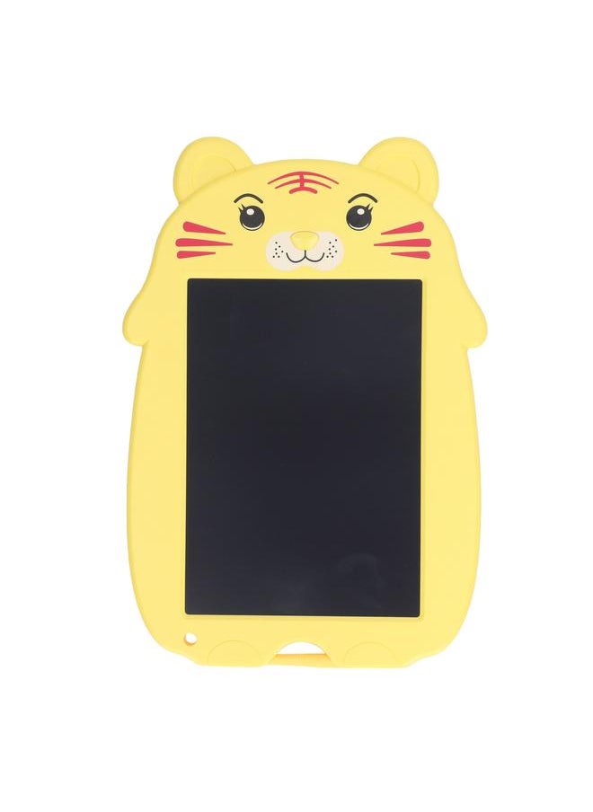 Thoraya LCD Writing Tablet Erasable Educational Colorful Electronic Writing Drawing Doodle Board for Learning Birthday Gifts Tiger Yellow Colored Handwriting  - Image 1