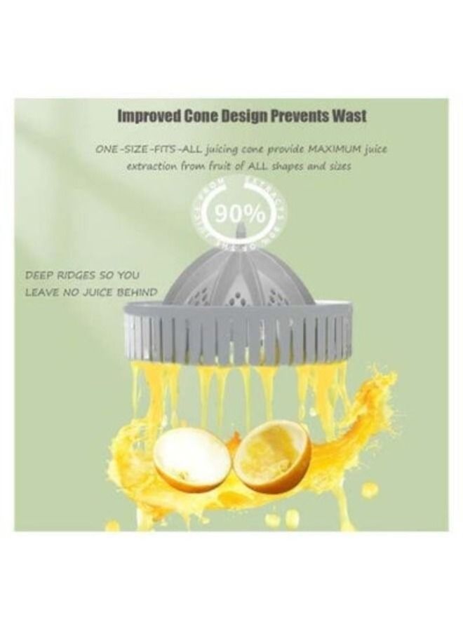 ACLIX Electric Citrus Juicer, Hands-Free Portable USB Charging Powerful Electric Juicer Cordless Fruit Juicer, Multifunctional 1-Button Easy Press Lemon Orange Squeezer Machine for Kitchen - Image 4