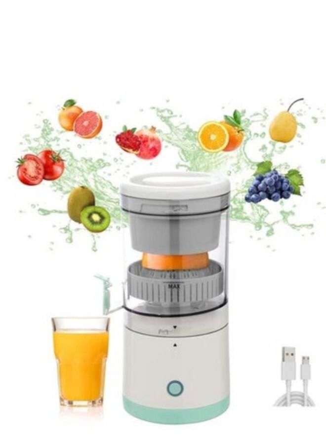 ACLIX Electric Citrus Juicer, Hands-Free Portable USB Charging Powerful Electric Juicer Cordless Fruit Juicer, Multifunctional 1-Button Easy Press Lemon Orange Squeezer Machine for Kitchen - Image 1