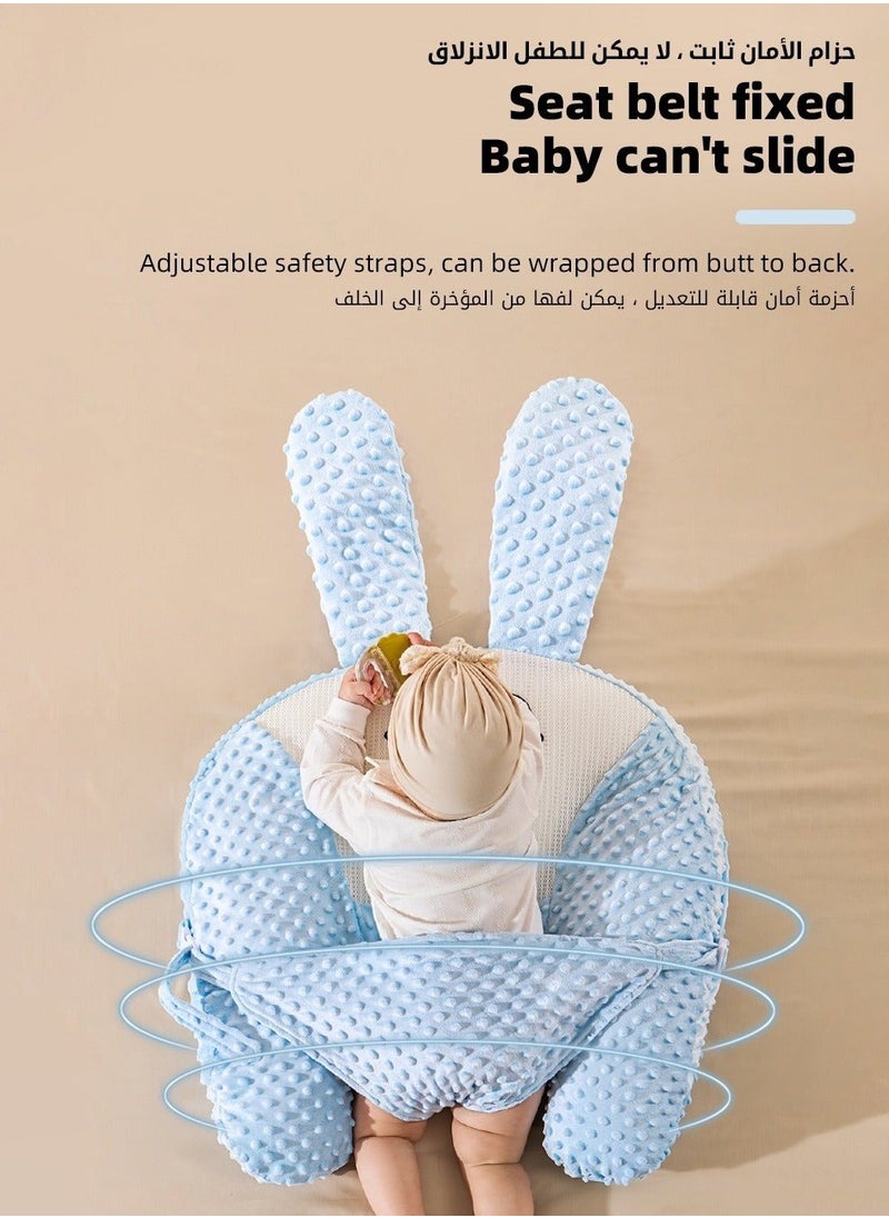 MIXDE Baby Nursing Pillow, Breastfeeding Pillows for Babies, Multifunctional Baby Exhaust Pillow, Nursery Pillows,  Toddler Look Up and Lying Pillows, Anti Reflux Babies Crib Headrest for Newborn and Infan  - Image 4