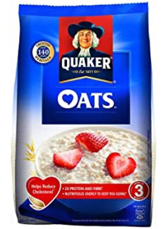 Horlicks - Quaker Oats - 1 kg Pouch | Nutritious Breakfast Cereals | Easy to cook - Image 1