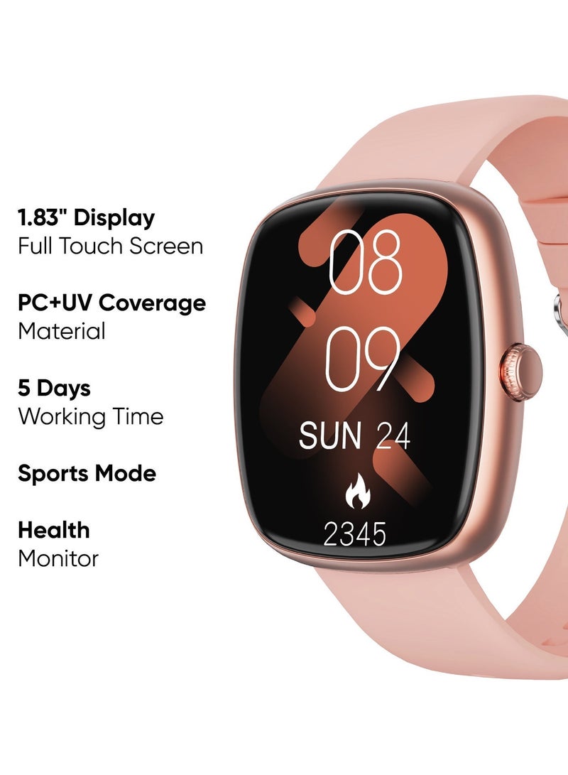 MYX Pulse - Health Monitor, BT Calling, IP67 Waterproof, 5-Day Battery, Voice Assistant, Full Touch Screen - Image 1
