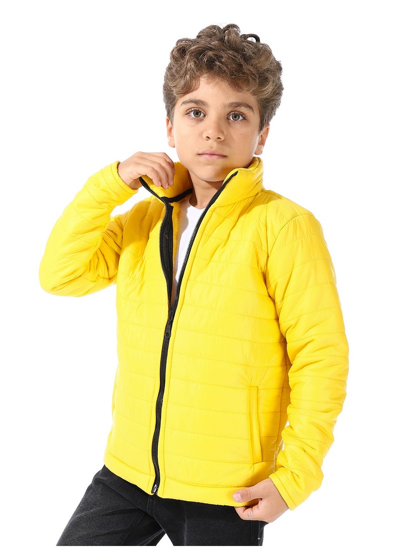 Andora Boy's Waterproof Padded Jacket With Fur  - Image 2