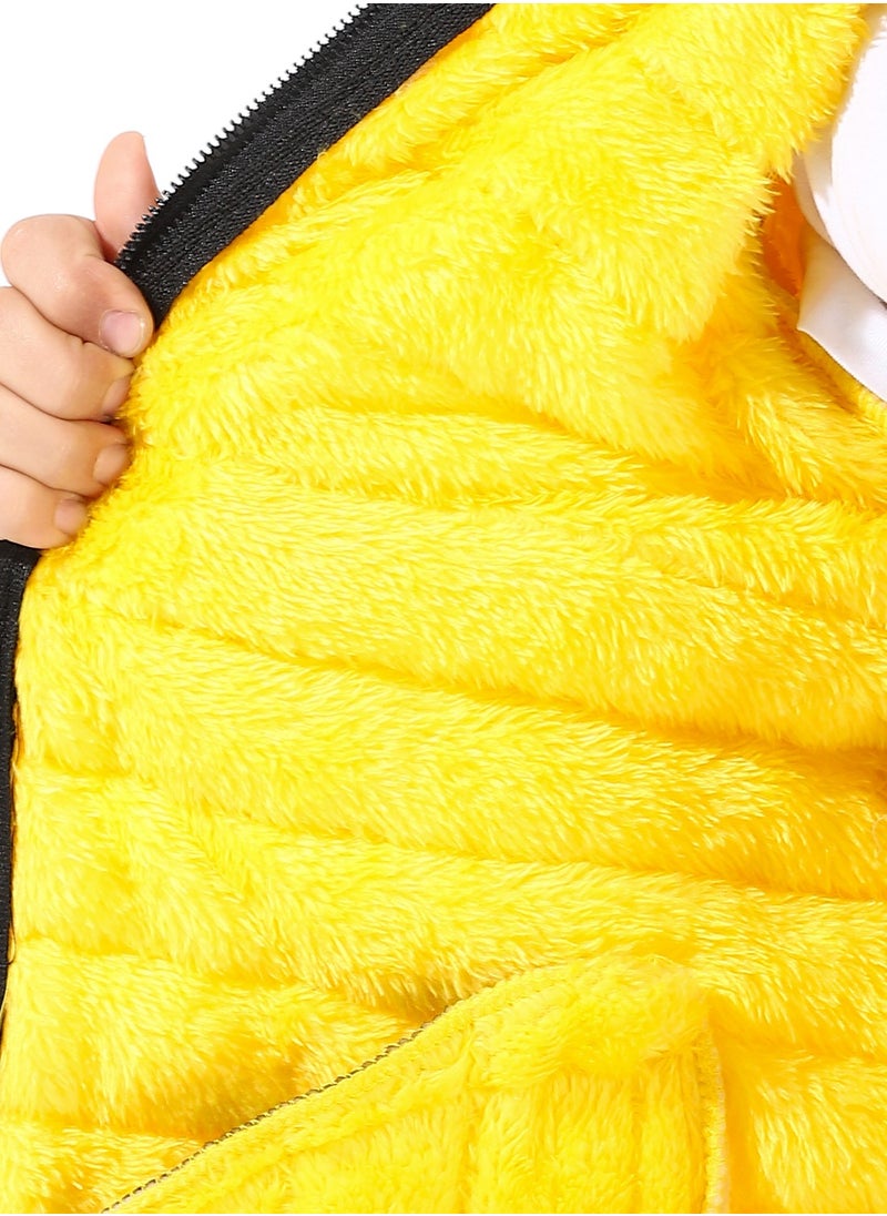 Andora Boy's Waterproof Padded Jacket With Fur  - Image 5