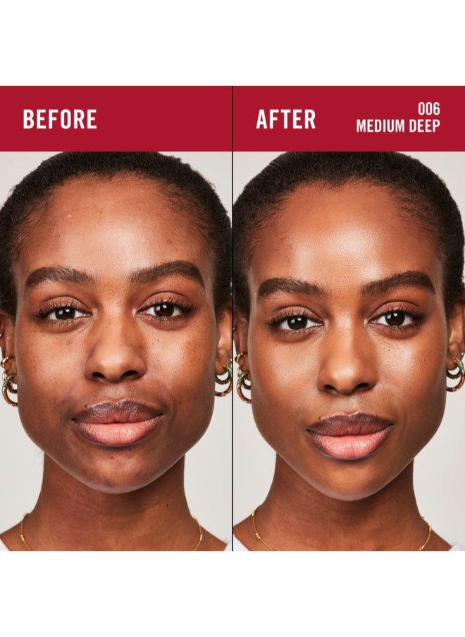 RIMMEL LONDON برايمر للوجه متعدد المهام أفضل من المرشحات، معزز للتوهج وهايلايتر - 006 - متوسط عميق 30 مل  - Image 4
