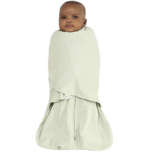 HALO 100 Cotton Sleepsack Swaddle 3Way Adjustable Wearable Blanket TOG 15 Sage Newborn 03 Months - Image 3