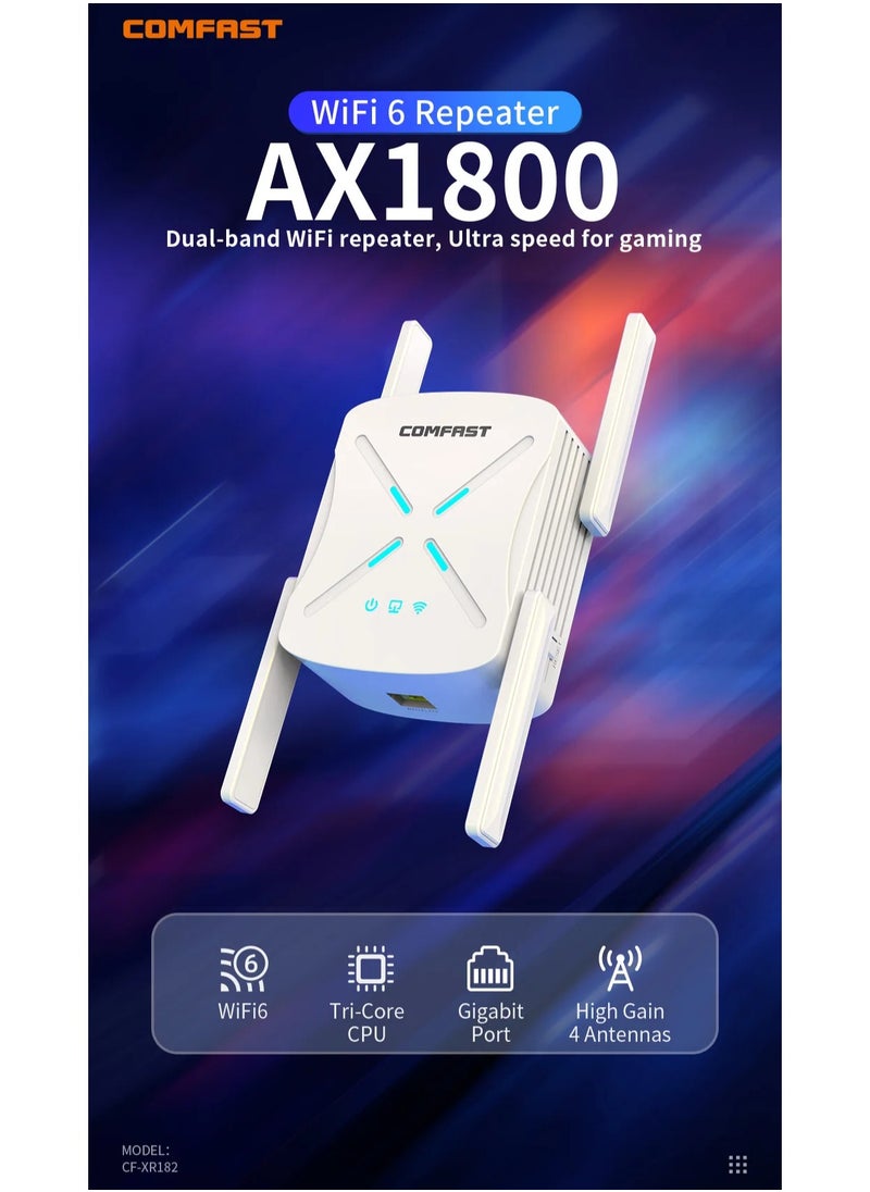 comfast Wireless Wifi Signal Booster Amplifier Increases Network Relay, Expands Router Bridge, and Extends WF Wireless Network  - Image 1