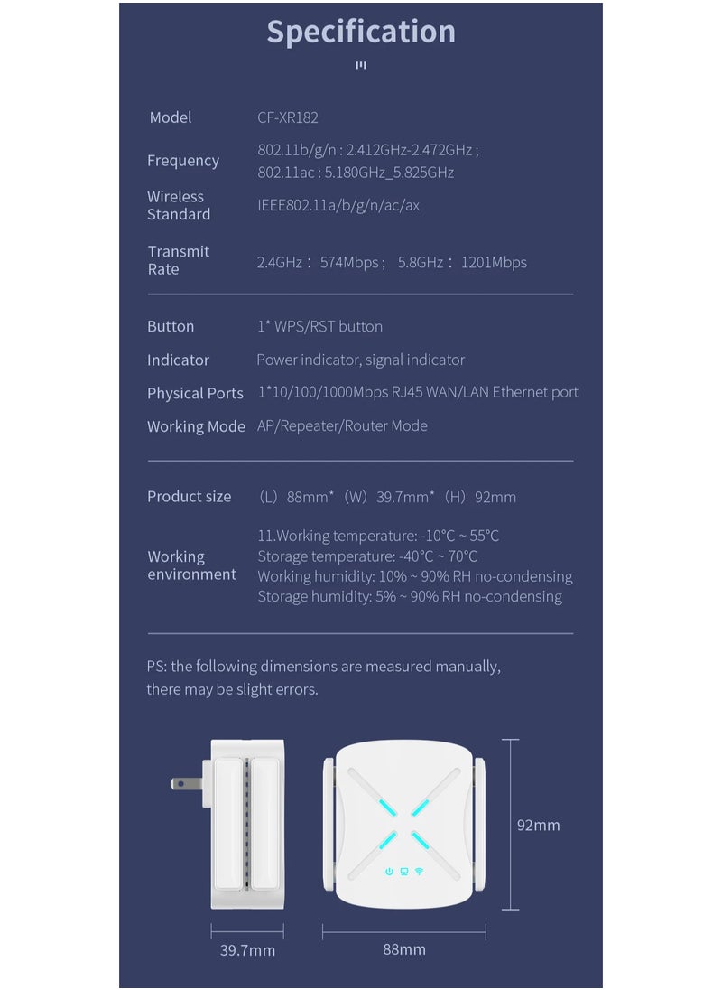 comfast - Wireless Wifi Signal Booster Amplifier Increases Network Relay, Expands Router Bridge, and Extends WF Wireless Network - Image 1