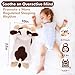 gnomantic Cow Weighted Stuffed Animals 22 Inch 45 Pounds Weighted Plushies Cow Stuffed Animals Big Plush Pillow Cute Plush Toys Gifts for Kids Adults 22 45 lbs Brown - Image 4
