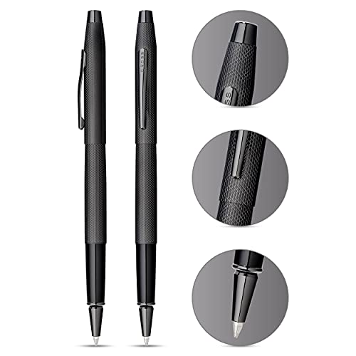 Cross Classic Century Refillable Gel Ink Rollerball Pen Medium Rollerball Includes Premium Gift Box Brushed Black - Image 3