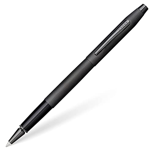 Cross Classic Century Refillable Gel Ink Rollerball Pen Medium Rollerball Includes Premium Gift Box Brushed Black - Image 1