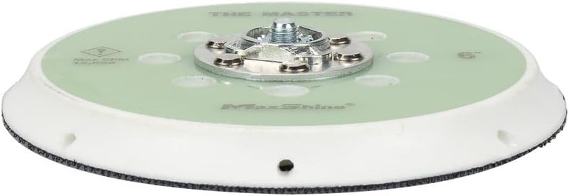 MaxShine 6” Universal Hook & Loop Dual Action Backing Plate | Fits Polishers with 5/16” Thread | Supports Up to 10,000 OPM | Compatible with All Dual Action Polishers for Buffing & Polishing Pads - Image 3