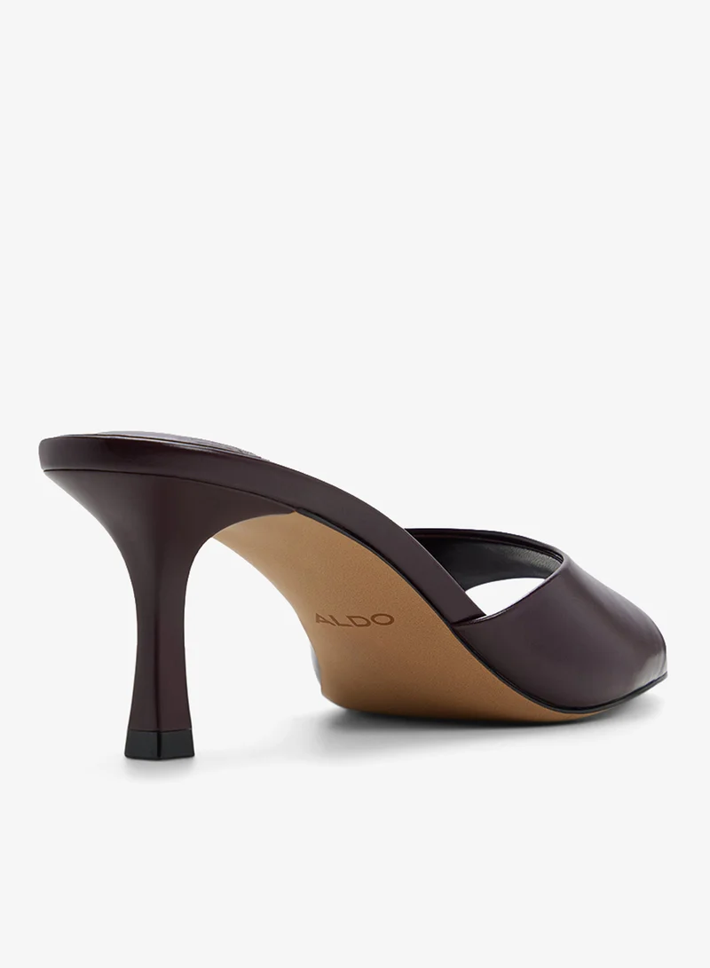 Aldo Burgundy Annaberaen Heeled Sandals for Women | Best Price UAE
