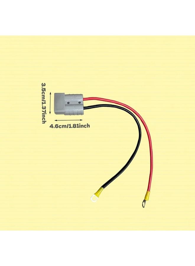 Heavy Duty 50A Grey Anderson Plug With Cable Pc Material For Forklifts Vehicles Charging Stations - Image 3