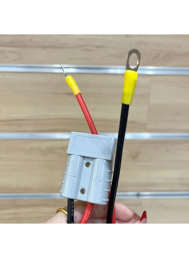 Heavy Duty 50A Grey Anderson Plug With Cable Pc Material For Forklifts Vehicles Charging Stations - Image 1