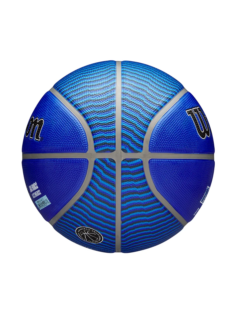 Wilson Blue NBA Player Icon Outdoor Basketball - Luka - Size 7 for +12 years old and Adults - Blue/White  | Best Price UAE