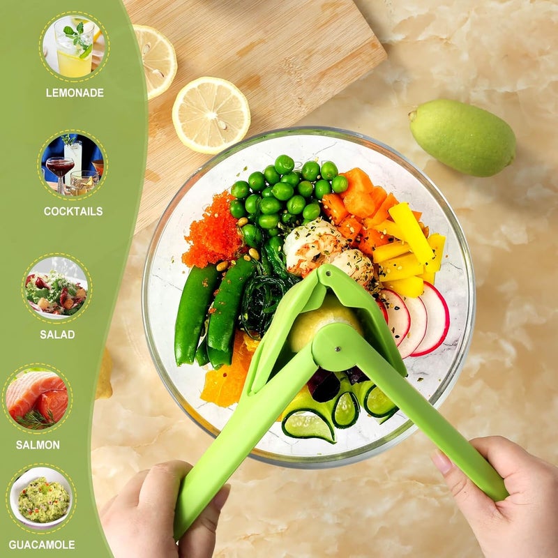 ToGeeKa Lemon Squeezer, Effortless Manual Flat Lime Juicer Squeezer, Hand Citrus Press, Folds Design For Saving Space Storage, Easy to Make Juice From Lemon, Lime, Cirtus, Orange, Fruits - Image 3
