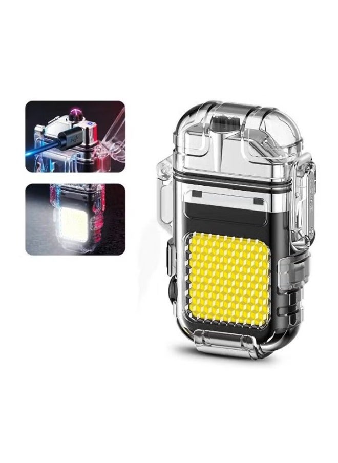 ACLIX Rechargeable Colourful Lighter with Transparent Case & Waterproof ARC Electric USB Camping Flash light  - Image 1