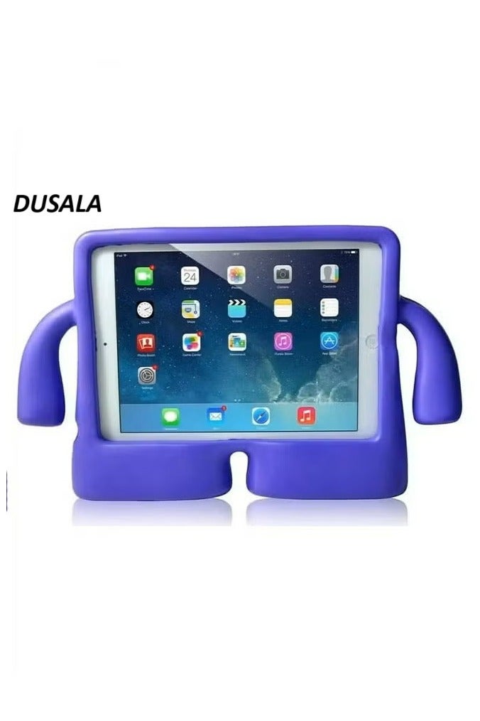 DUSALA Kids Shock‑Proof EVA Case with Handle & Stand for iPad Pro 11 Inch Bright Durable Cover(Purple)