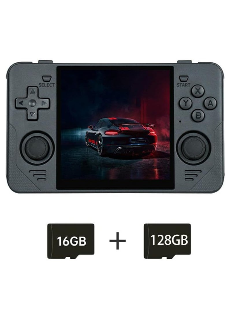 Powkiddy RGB30 Handheld Game Console 4.0 inch Pro Retro Games Consoles Classic Video Games System Built-in Rechargeable Battery Gaming Consoles (Black, 128G) - Image 1