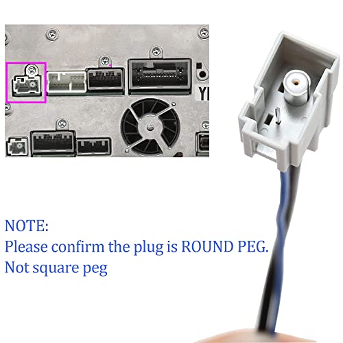 RED WOLF محول سلك هوائي راديو RED WOLF متوافق مع هوندا سيفيك/أكورد/فيت/CR-Z/CR-V/أوديسي/بايلوت/إنسايت، أكورا ILX 2012-2016 كابل تركيب ستيريو CD بعد السوق - Image 2