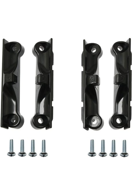 4 PCS Black CPU Fan, AM4 Backplane Back Durable CPU Heatsink Bracket, CPU Fan Support Bracket for AM4