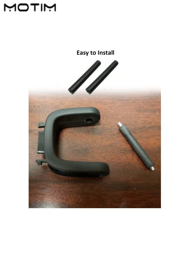 موتيم 2 عبوة طقم أنبوب إصلاح حاجب الشمس يناسب جيب رانجلر JKK JKU 2007 إلى 2017، إكسسوارات بديلة ومثبتة ومشدودة بدون انزلاق، طقم إصلاح حاجب الشمس من جانب السائق والراكب - Image 4