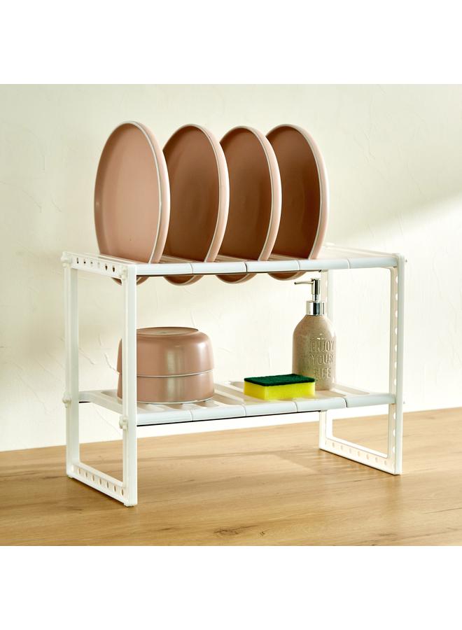 هوم بوكس منظم متعدد الوظائف قابل للتوسيع من طبقتين من Allure أسفل الحوض - Image 2