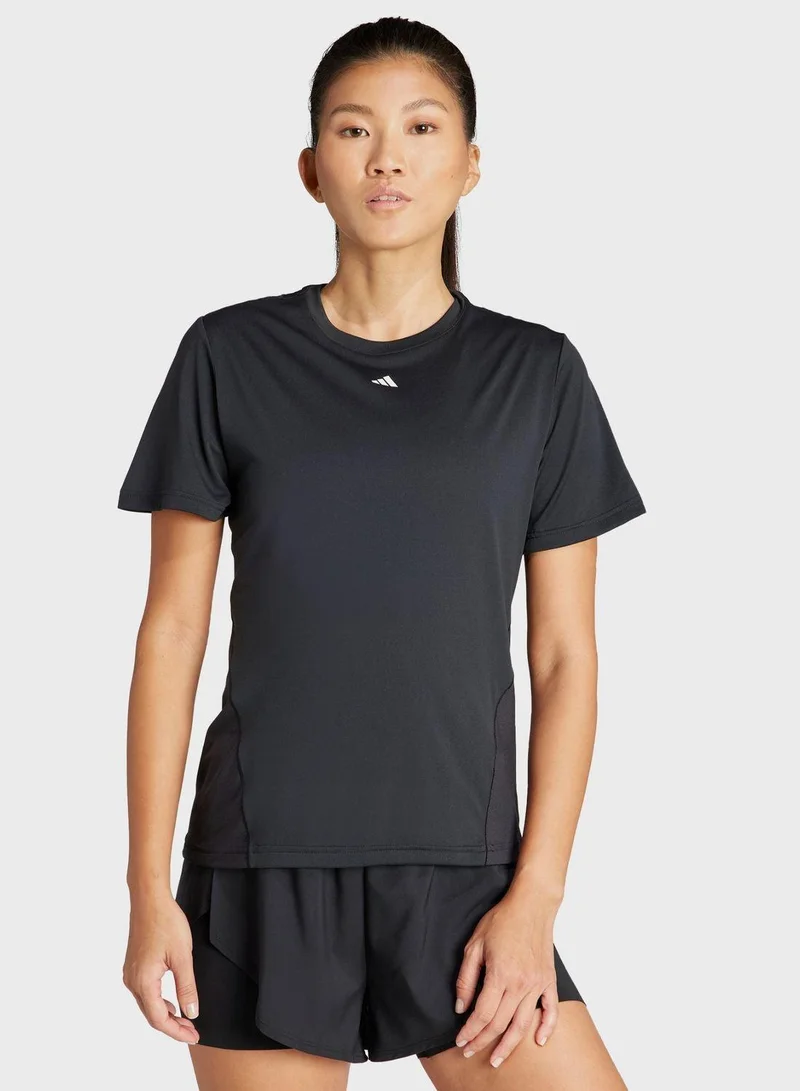 Adidas adidas Wtr D4T T Black Training T-Shirts