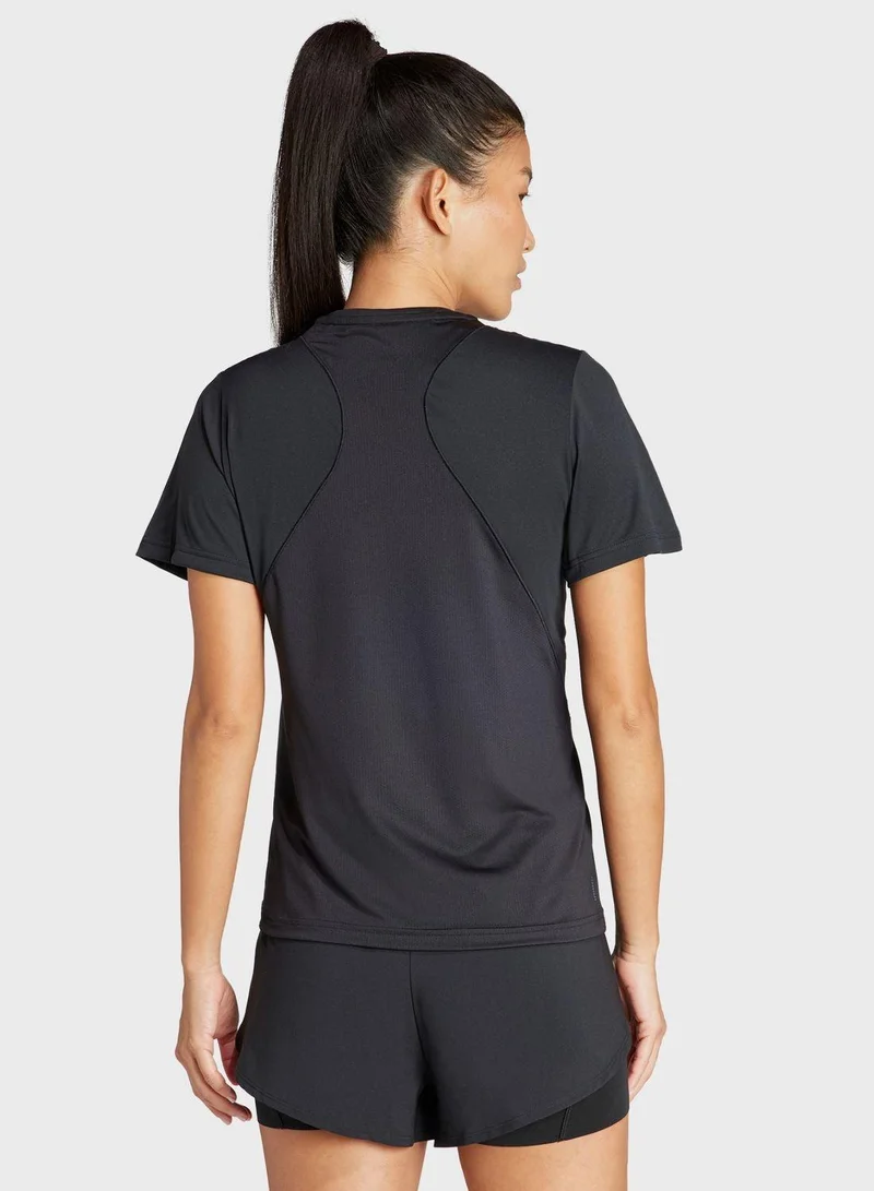 Adidas adidas Wtr D4T T Black Training T-Shirts