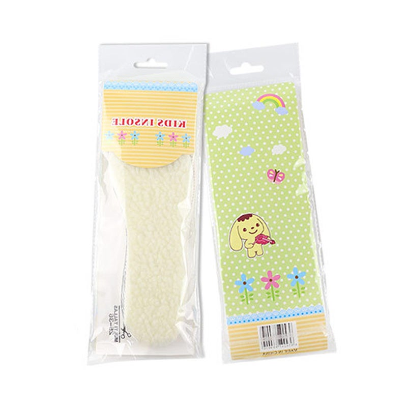 Warm Wool Insoles EU 26-35: Toasty Freezing Temperature Protection - Soft Latex Foam Base Comfort, Odor Reducing Moisture Absorption Winter Shoe Inserts for Cold Weather Outdoor Activities, Kids Foot - Image 1