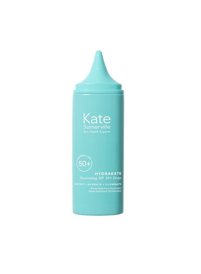 Kate Somerville Hydrakate Illuminating Sunscreen Drops For Face With 50+ Spf Zinc Oxide And Mineral Tinted Moisturizing And Antiaging 1.7 Fl. Oz - Image 2