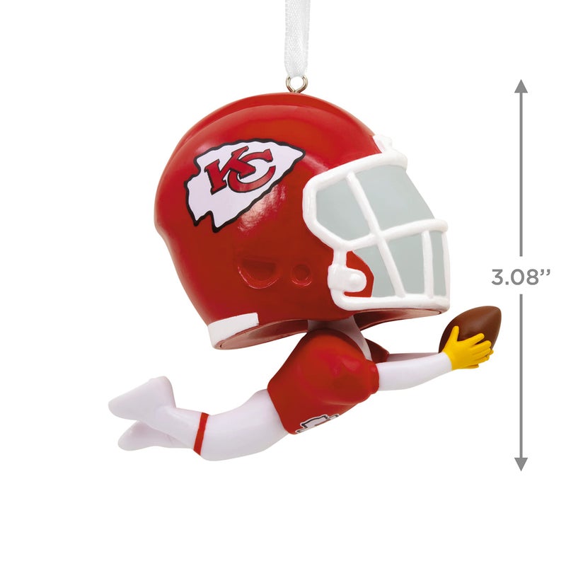 Hallmark NFL Kansas City Chiefs Bouncing Buddy Christmas Ornament - Image 4