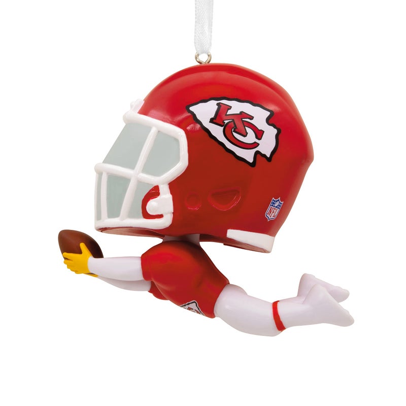 Hallmark NFL Kansas City Chiefs Bouncing Buddy Christmas Ornament - Image 2