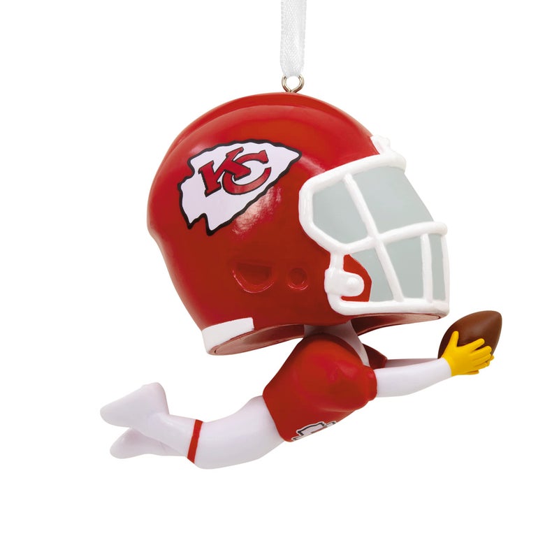 Hallmark NFL Kansas City Chiefs Bouncing Buddy Christmas Ornament - Image 1