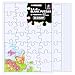 Hygloss 24 Blank Jigsaw Puzzles 55 x 8 Inch 28 Pieces Each Hygloss DYI party invites Perfect for Decorating Kids Activities Arts Crafts or Party Favors Puzzle Pieces to Draw On for Crafts - Image 3
