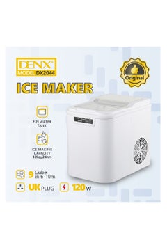 Ice Maker | Denx DX2044 2.2L 120W Smart Ice Maker with 9 Ice Cubes - pzsku/ZBCCBAD43BE25ECF483A8Z/45/_/1728910390/07176c57-e2ef-46e7-b2a1-ca74048e8fdd