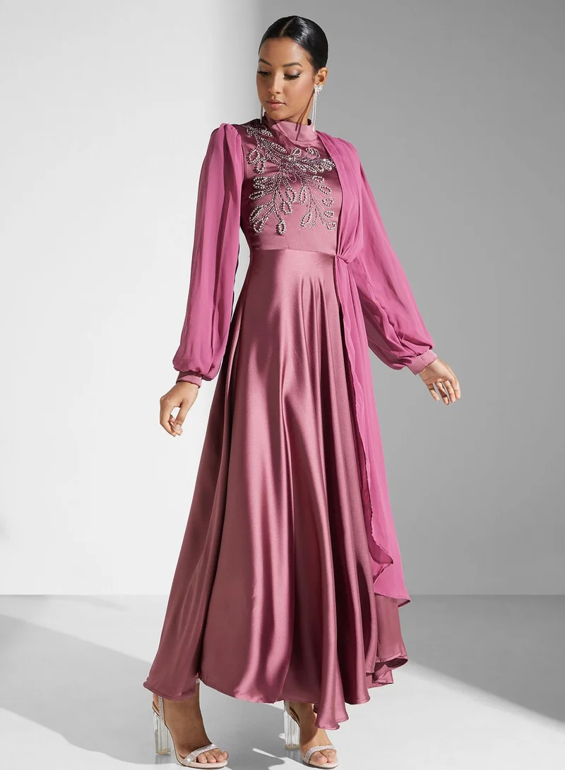 Khizana Embroidered Detail Dress