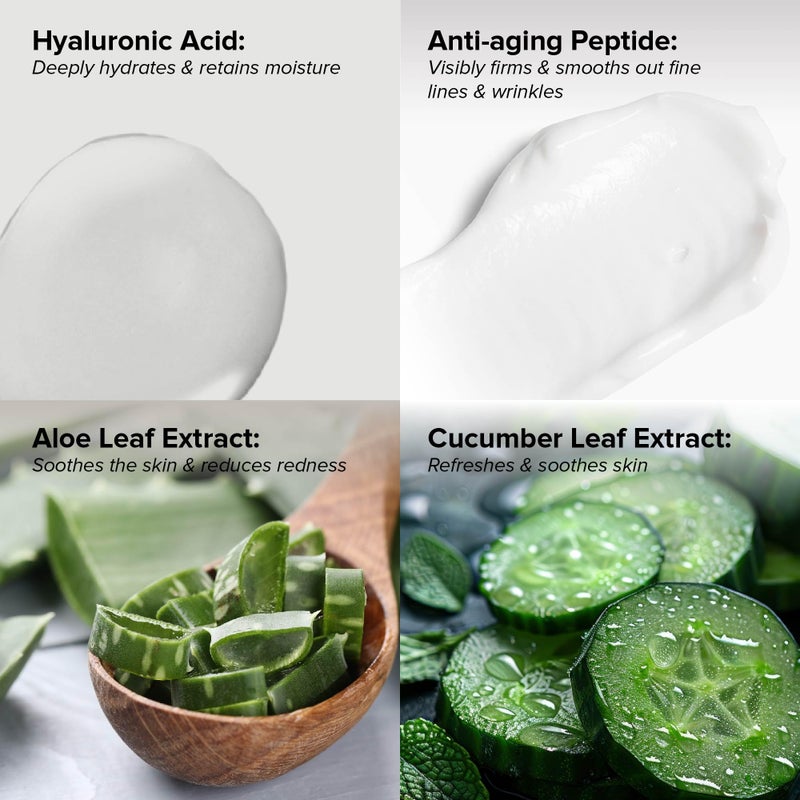 DRMTLGY Essential Facial Cleanser - Gentle Face Cleanser and Face Wash for Women and Men with Anti-Aging Peptides & Hyaluronic Acid. 6.9 fl oz - Image 3