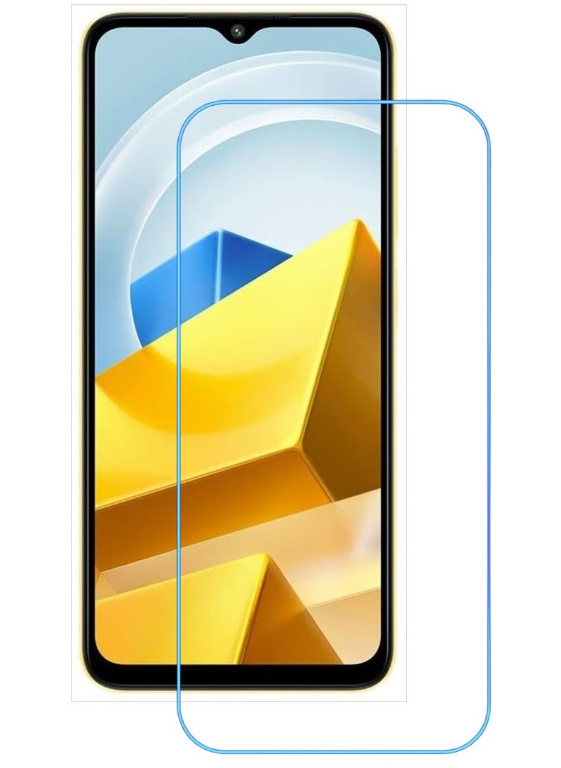 ACLIX Antistatic ESD Dustproof Premium Quality High Definition Clear Tempered Glass Screen Protector Designed For Xiaomi Poco M5 - Image 1