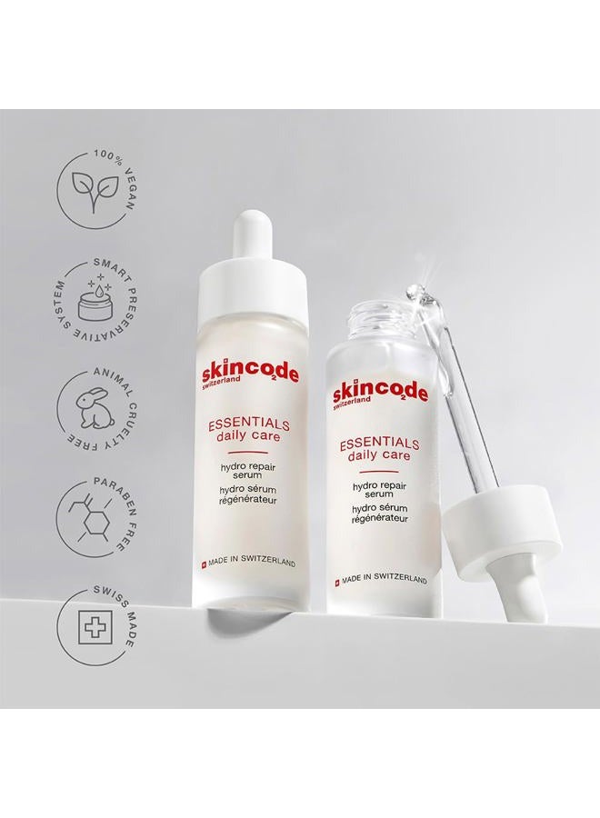 Skincode Hydro Repair Serum - Advanced Hydration | Soothing Serum for Repair & Protection | Ideal for Dehydrated & Aging Skin | Enhances Radiance & Firmness | Sensitive Skin Formula (1.0 Oz / 30 mL) - Image 5