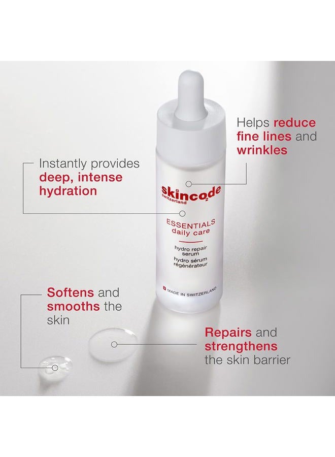 Skincode Hydro Repair Serum - Advanced Hydration | Soothing Serum for Repair & Protection | Ideal for Dehydrated & Aging Skin | Enhances Radiance & Firmness | Sensitive Skin Formula (1.0 Oz / 30 mL) - Image 2