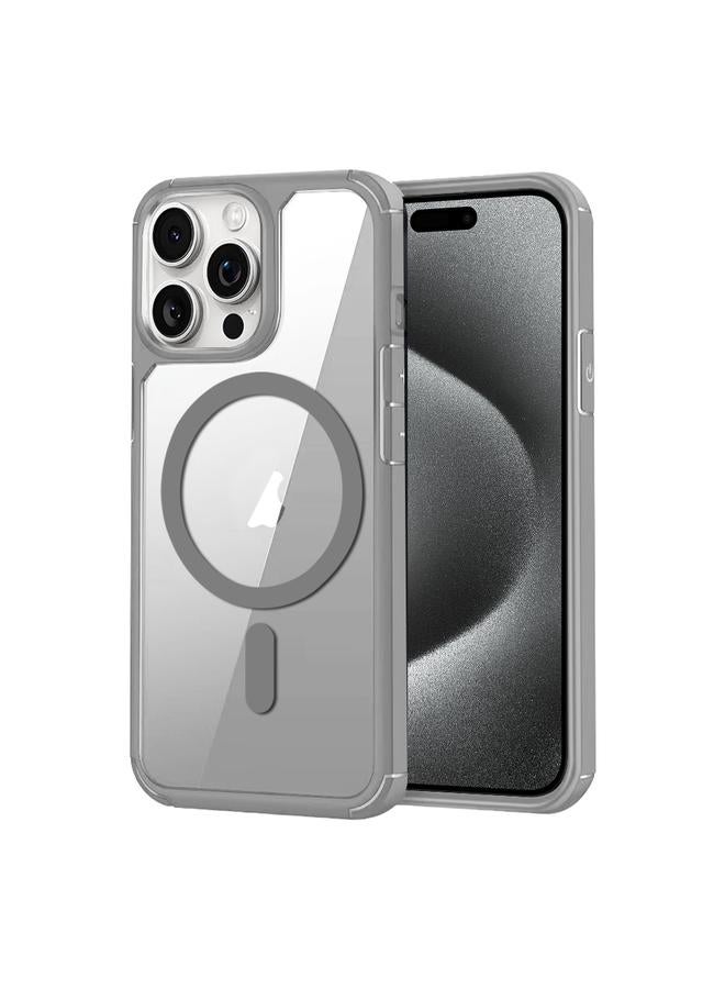 The Bros Case For iPhone 15 Pro MagSafe Acrylic Hybrid TPU Phone Case 
