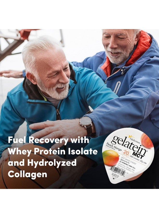 Medtrition Gelatein MCT Peach Mango: 20 grams of protein. Ideal for swallowing difficulties and fluid restricted diets. Great pre or post-workout snack (Pack of 12) … - Image 5